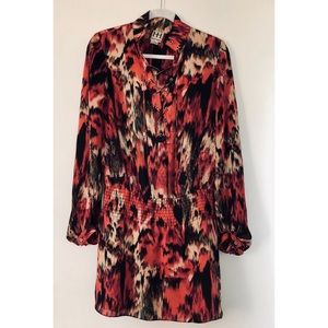 Haute Hippie Laceup Silk Dress